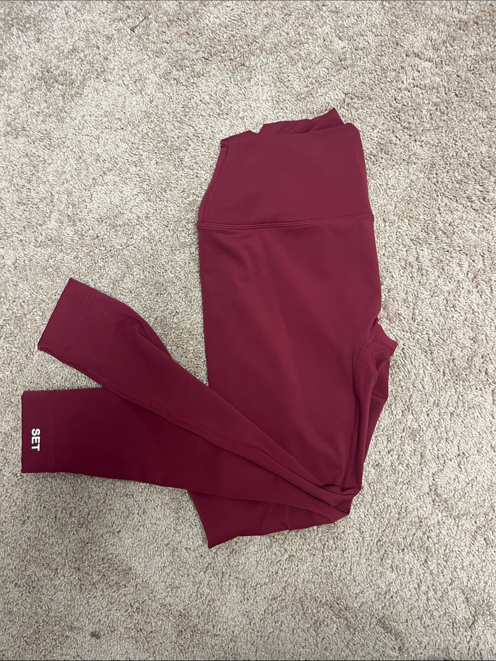 Set active Burgundy Active Leggings